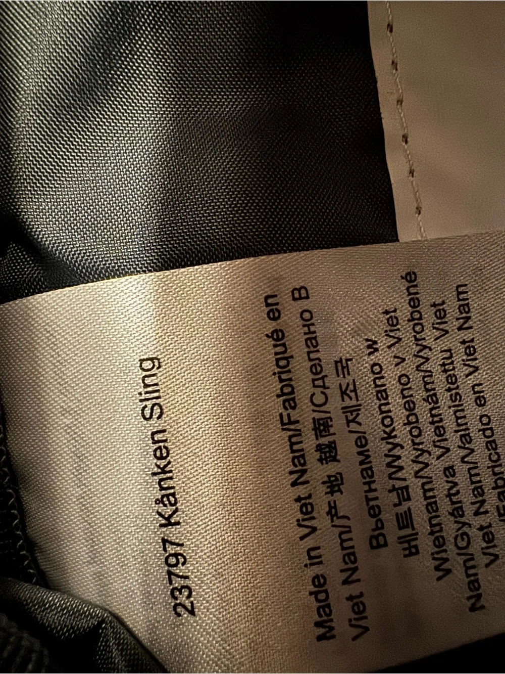 Fjallraven kanken sling